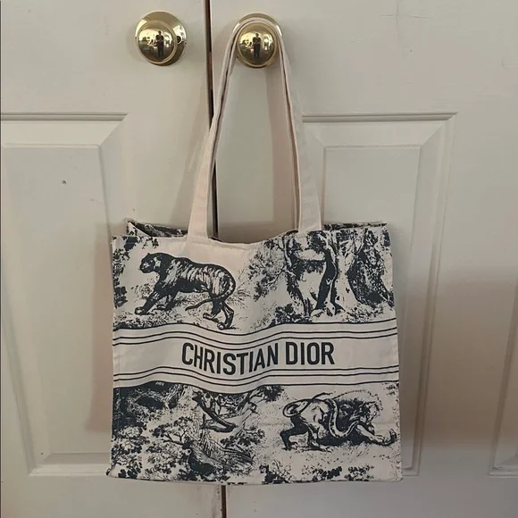 Christian Dior Canvas Tote - Picture 1 of 2